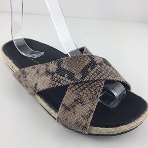 **SOLD**Topshop Rachel Snakeskin Slide
